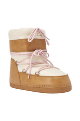 AZALEA WANG GRAVITY TAN MULTI FLAT BOOTIE