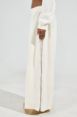 AINT NOBODY WIDE LEG JOGGER IN CREAM