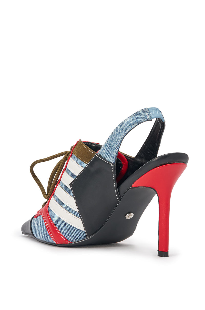 AZALEA WANG GENISIS MULTI SPORTY SLING BACK PUMP