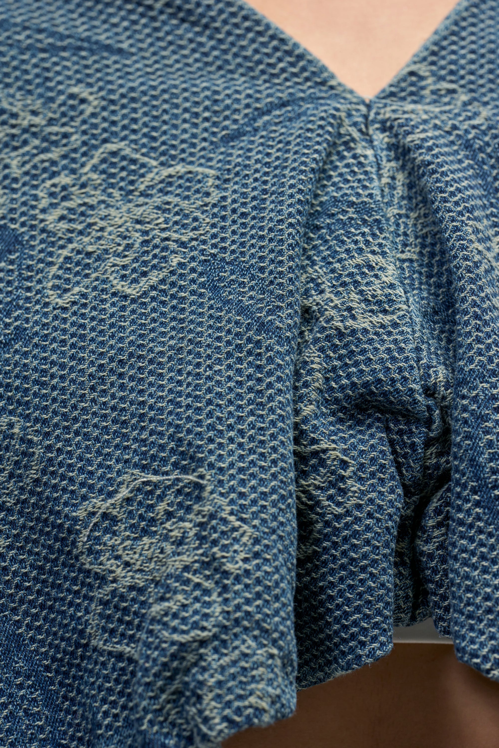 ALICE EMBROIDERED DENIM BLOUSE
