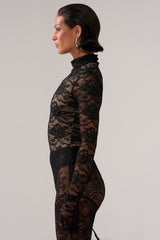 ALL THE ATTENTION LACE GLOVE BODYSUIT