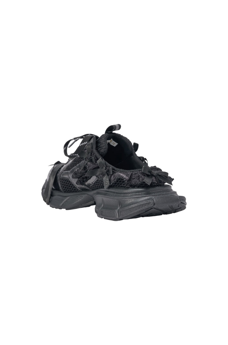 AKIRA GOLD LOCKET BLACK SLIP ON SNEAKER