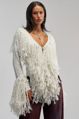 AT YOUR BEST FRINGE CARDIGAN